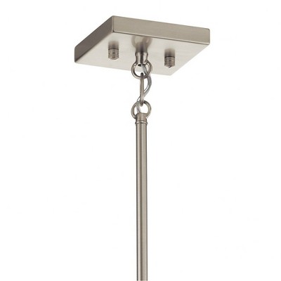 Lente Brushed Nickel 4-Light Vintage Pendant