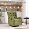 MOONMISS Rocking Recliner Chair,360 Degree Swivel Nursery Rocking Chair,Glider Chair - 3 of 4