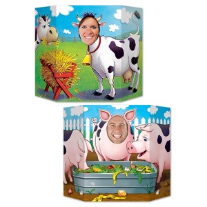 Beistle Barnyard Friends Photo Prop, 3' 1" x 25", (1/Pkg) Multicolored - 1 of 3
