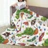 Cozy Caterpillar Themed Flannel Throw Blanket, Perfect for Travel, Camping and Naps, Unique Holiday Gift, Christmas Gift. - 3 of 4