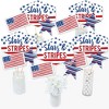 Big Dot of Happiness Stars & Stripes - Memorial Day, 4th of July and Labor Day USA Patriotic Centerpiece Sticks - Table Toppers - Set of 15 - 2 of 4