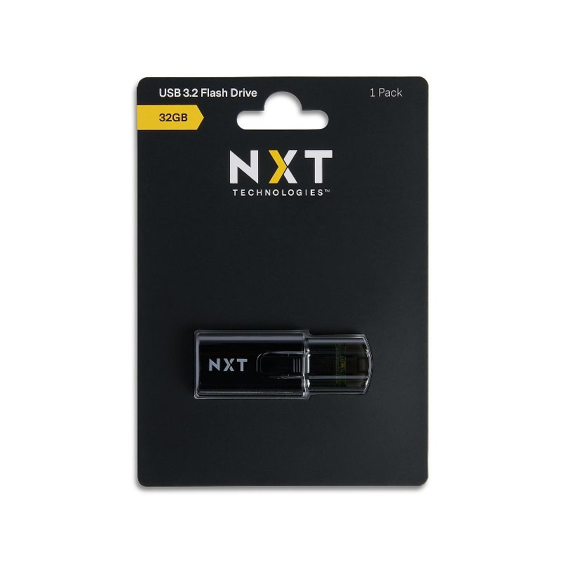 NXT Technologies 32GB USB 3.2 Type-A Flash Drive Black (NX61121), 1 of 6