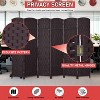 BestMassage 4/6/8 Panel Folding Privacy Screen Space Divider for Room Office and Studio - 4 of 4