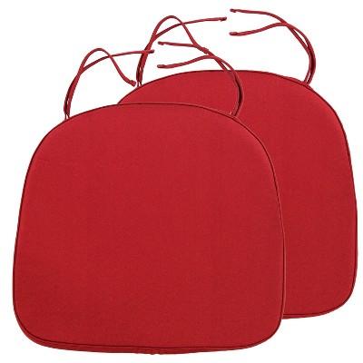 LeisureMod Modern Dining Chair Cushion Pads Set of 2