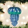 Old World Christmas Glass Blown Ornament for Christmas Tree, Blue Jellyfish - 2 of 2