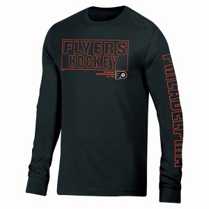 NHL Philadelphia Flyers Men's Long Sleeve Dark T-Shirt - 1 of 3