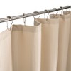 Dainty Home Hotel Collection Heavy Duty Waffle Weave Fabric Shower Curtain - 2 of 4