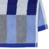6pc Bath Towel Set Blue/Gray/White Striped - Kapoor Home - 4 of 4