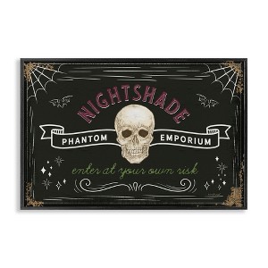 Stupell Industries Nightshade Emporium Sign Framed Giclee Art - 1 of 4