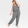 Women's Cozy Ribbed Jogger Pants - Auden™ - 3 of 3