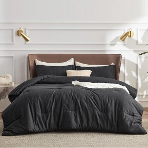 2/3 Pieces Comforter Set with Pillow Sham for All Seasons - 1 of 4