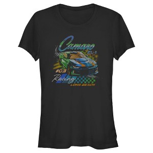 Juniors Womens General Motors Camaro Long Beach Racing T-Shirt - 1 of 4