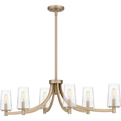 Quoizel Lighting Miccio 6 - Light Chandelier in  Bronze Gold