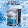 Countertop Nugget Ice Maker, 35 lbs/24H Portable Machine with Crushed Ice, Self-Cleaning & One-Touch Control (Stainless Steel ) - 4 of 4
