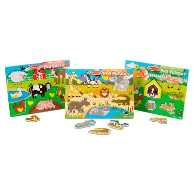 target wooden animal puzzle