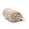 Americanflat Omala Throw Blanket in Mustard and White Mini Diamond - 100% Cotton with Fringe - 50" x 60" - 2 of 4