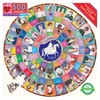 eeBoo Piece and Love Votes for Women 500 Piece Round Jigsaw Puzzle - 2 of 4