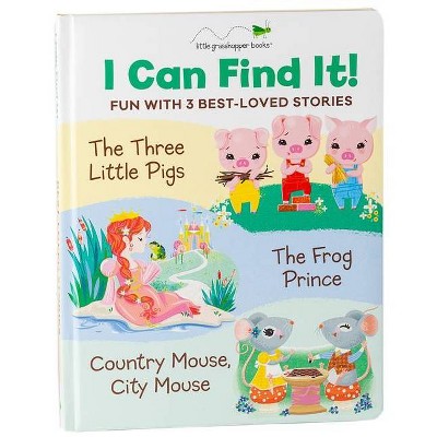 I Can Find It! Fun with 3 Best-Loved Stories (Large Padded Board Book & 3 Downloadable Apps!) - by  Little Grasshopper Books