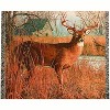 Manual Woodworks and Weavers His Side of The River Tapestry Throw Blanket 50x60 Cabin Lodge Décor by Manual - 2 of 3