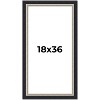 PosterPalooza | Panoramic Embellished Black Picture Frame - UV Acrylic, Foam Board Backing, Hanging Hardware - 2 of 4