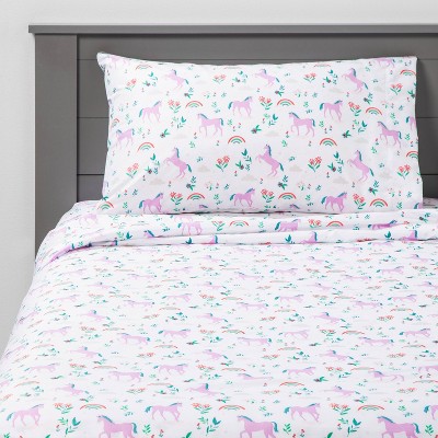 girls unicorn sheets