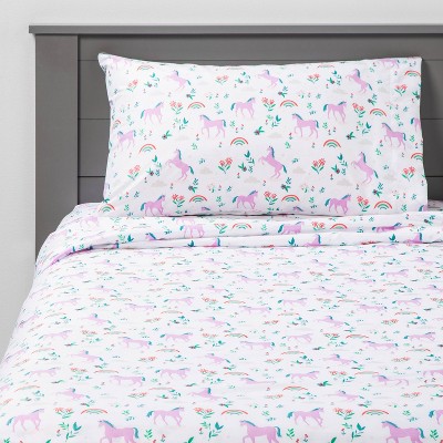 unicorn queen bedding