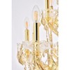 Elegant Lighting Maria Theresa 49 - Light Chandelier in  Gold - 3 of 3