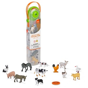 Wild Republic Nature Tube Projector Farm, Gift for Kids, Great for