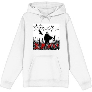 Ikigai Ronin Samurai Adult Long Sleeve Hoodie - 1 of 2