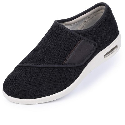 Женские кроссовки Garvee Diabetic Shoes for Women Wide Width Elderly Shoes Adjustable Closure Lightweight Swollen Feet Walking Sneakers,Black - 6 — фото 4