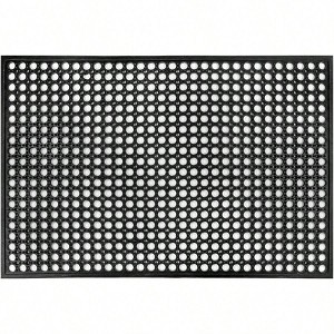 Rubber Door Mat 36x 24 Inches Durable Non - Slip Kitchen Drainage Floor Entry Way Doormat for Home Garden Indoor Outdoor - 1 of 4