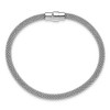 Black Bow Jewelry Sterling Silver 5mm Popcorn Mesh Chain Bracelet, 7.5 Inch - 4 of 4