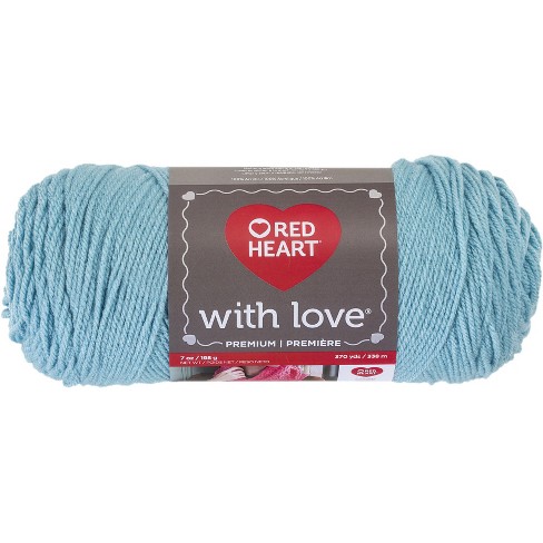 Red Heart With Love Yarn-iced Aqua : Target