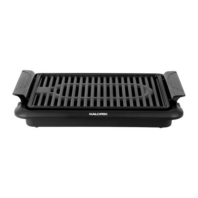 Kalorik Electric Indoor Grill, Black Refurbished