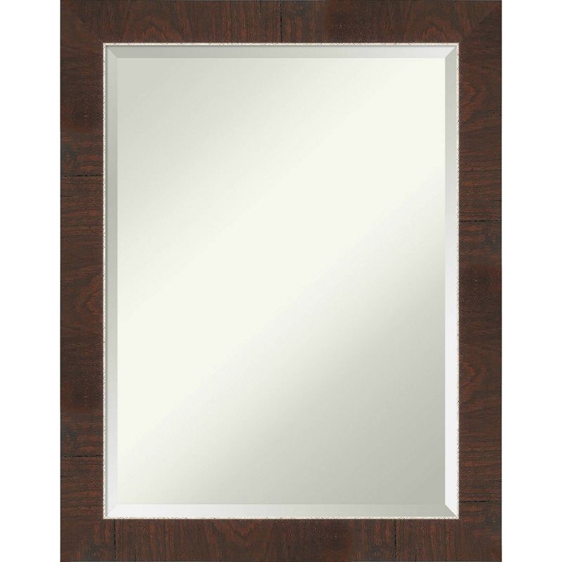 Wildwood Framed Bathroom Vanity Wall Mirror Brown - Amanti Art, 1 of 9