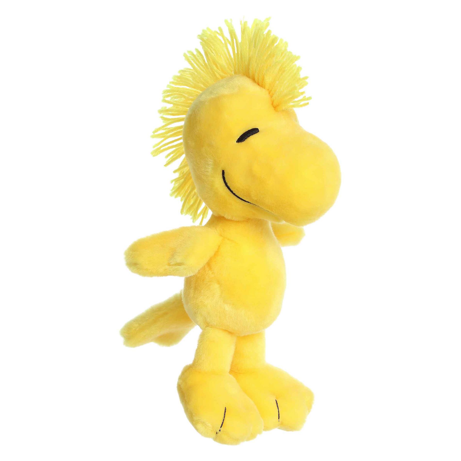 Aurora Small Floppy Woodstock Peanuts Adorable Stuffed Animal Yellow 7"