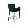 Meridian Furniture,Luxe Green Velvet Stool, Set of 2 - 2 of 4