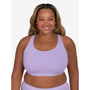 The Serena - Wireless Racerback Cotton Sports Bra - 1 of 4