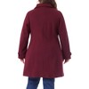 Agnes Orinda Women's Plus Size Single Breasted Long Sleeve Fleece Warm Overcoats - 4 of 4