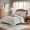 8Pcs Comforter Set, Solid Bedding Set, Polyester Bed Comforter - 2 of 4