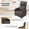 Power Recliner Chair with Heat & Massage, Electric Lift Recliner with Padded Seat & 2 Side Pockets, Single Sofa Seat for Living Room, Bedroom - 4 of 4