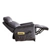Large Power Lift Recliner Chair With Massage & Heat, Overstuffed Wide Recliners, Heavy Duty Motion Reclining Mechanism For Seniors Relaxation - 2 of 4