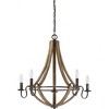 Quoizel Lighting Shire 5 - Light Chandelier in  Rustic Black - 4 of 4