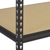 Muscle Rack 48"Wx24"Dx72"H Boltless Steel 5 Tier  Garage Storage Shelving Unit Black - 3 of 4