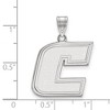 Black Bow Jewelry 14k White Gold Tennessee at Chattanooga Mocs NCAA Large Pendant - 2 of 3