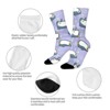 Penguin Is Lazy Women Printed Crew Socks Funny Funky Socks Soft Polyester Novelty Gifts for Artists Men - 4 of 4