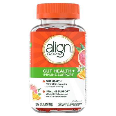 Align Gut Health & Immunity Daily Probiotic Supplement - Citrus - Gummies - 50ct