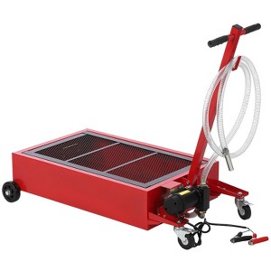 Low Profile Oil Drain Pan, 20 Gallon Oil Drain Pan with Pump, Oil Change Pan with 180W Electric Pump, 8Ft Hose & Folding Handl - 1 of 4