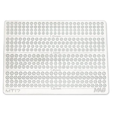 Madworks MT17 Photo Etch Hex Head Cap 1.0mm - 1.3mm Model Kit Detail Parts