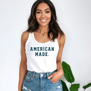 Simply Sage Market American Made Varsity Racerback Tank - 1 of 4